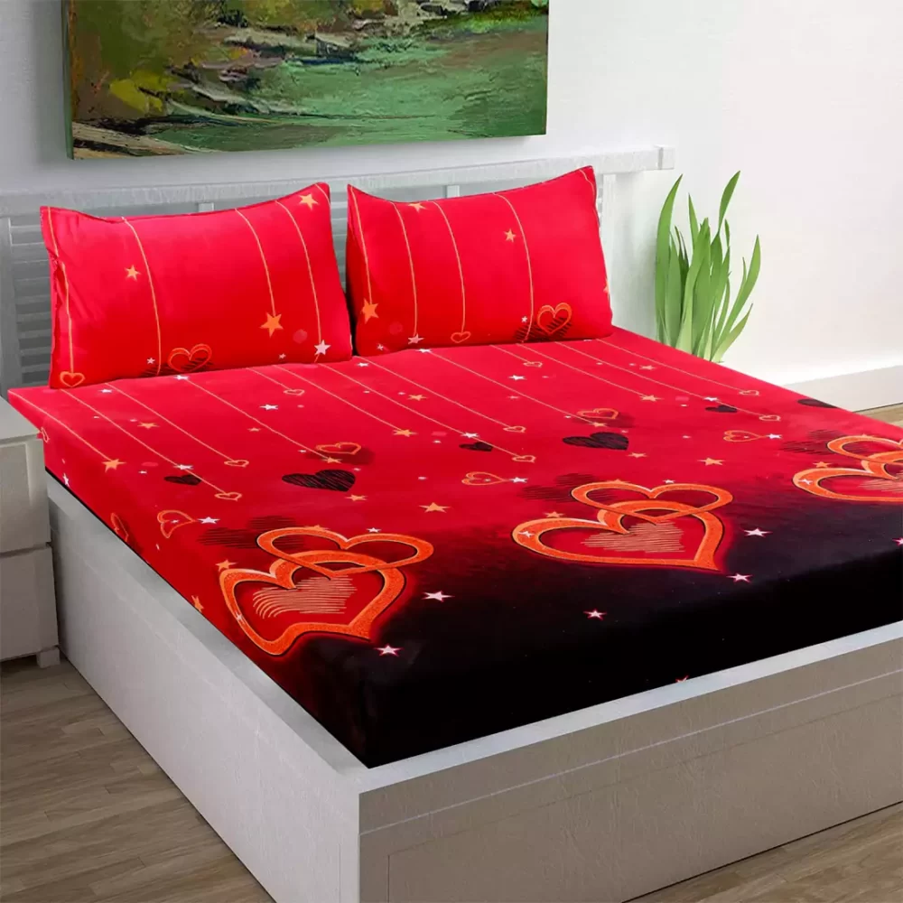 Luxurivo Home Red Dil bedsheet